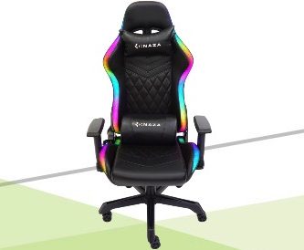 scaun gaming inaza rainbow rgb ieftin