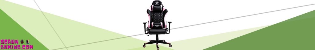 scaun gaming kraken helios pentru fete culoare roz