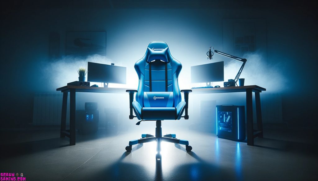 scaun gaming albastru pret ieftin in oferta